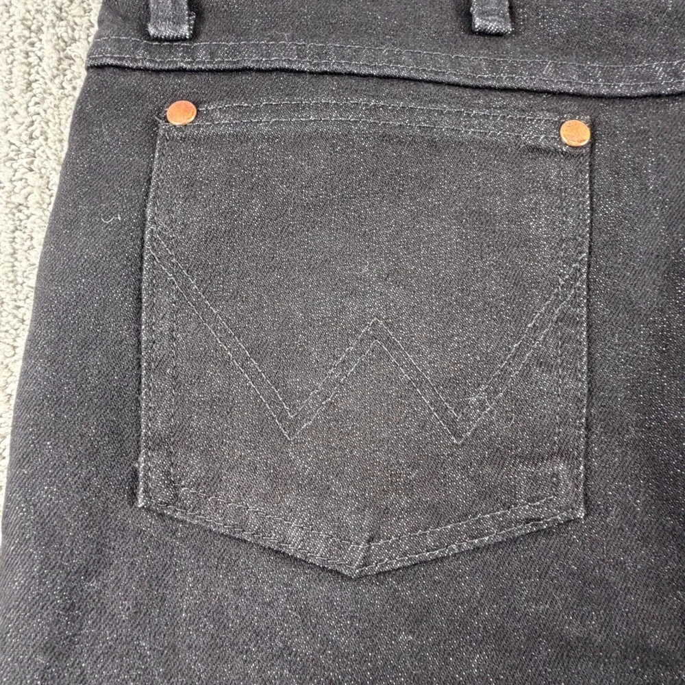 Wrangler Cowboy Cut Jeans Mens 35x32 Black‎ Slim Fit 938 Stretch Denim NWT